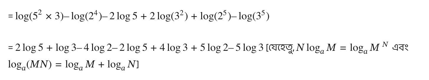 নবম শ্রেণী গণিত – লগারিদম – কষে দেখি 21 3 লগারিদম কষে দেখি 21