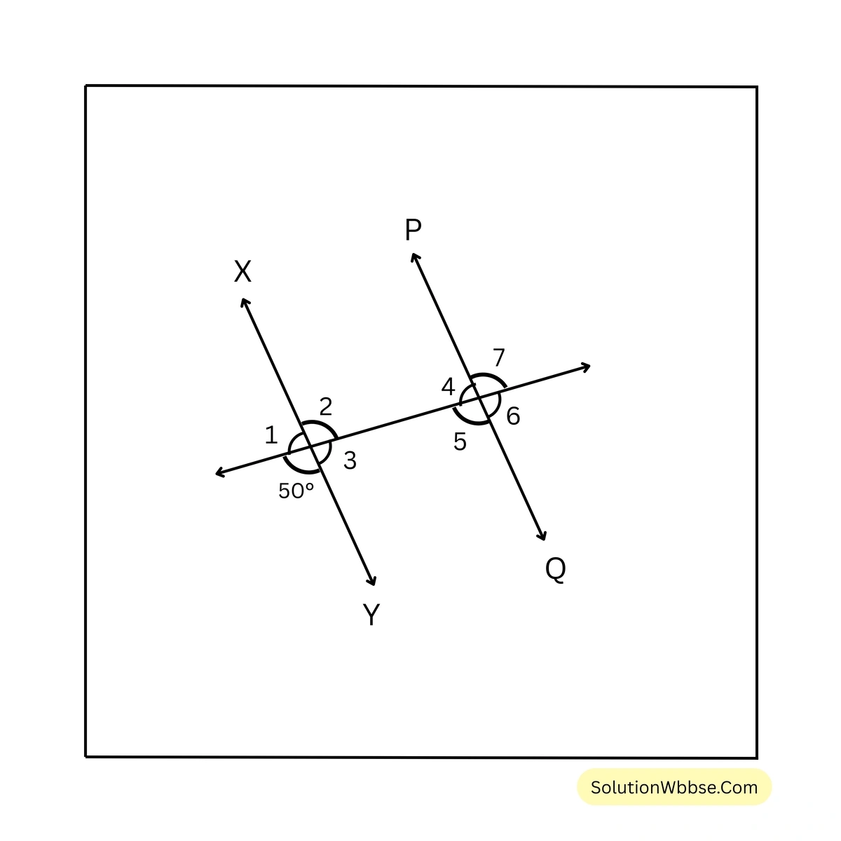 অষ্টম শ্রেণী গণিত - সমান্তরাল সরলরেখা ও ছেদকের ধর্ম - কষে দেখি - 8 7 সমান্তরাল সরলরেখা ও ছেদকের ধর্ম-অষ্টম শ্রেণী-গণিত