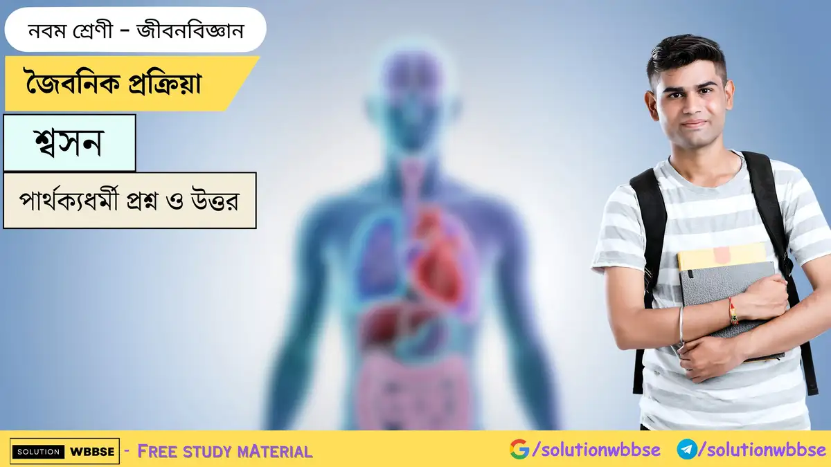 জৈবনিক প্রক্রিয়া-শ্বসন-জীবনবিজ্ঞান-নবম শ্রেণী