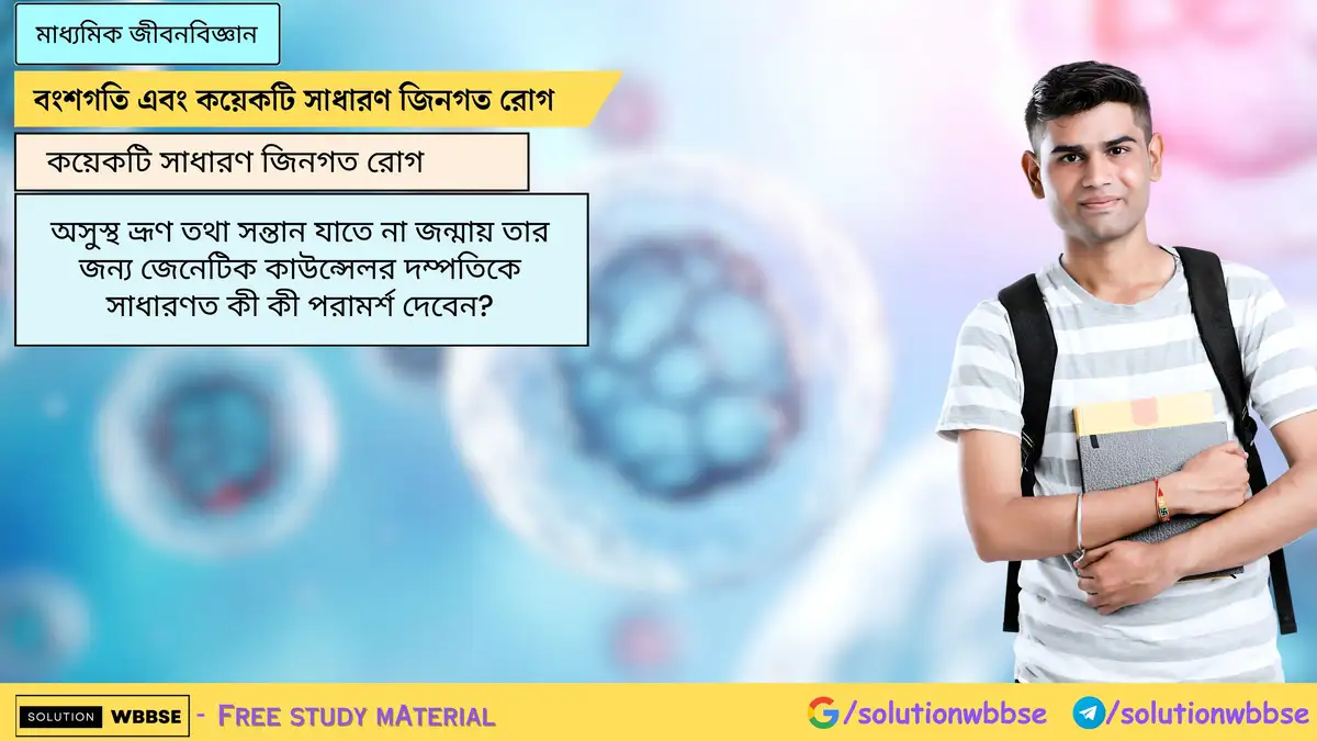জেনেটিক কাউন্সেলরের পরামর্শ