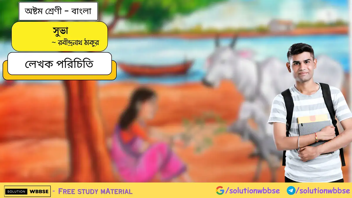 অষ্টম শ্রেণি বাংলা - সুভা - বিষয়সংক্ষেপ 1 সুভা - লেখক পরিচিতি - অষ্টম শ্রেণী - বাংলা