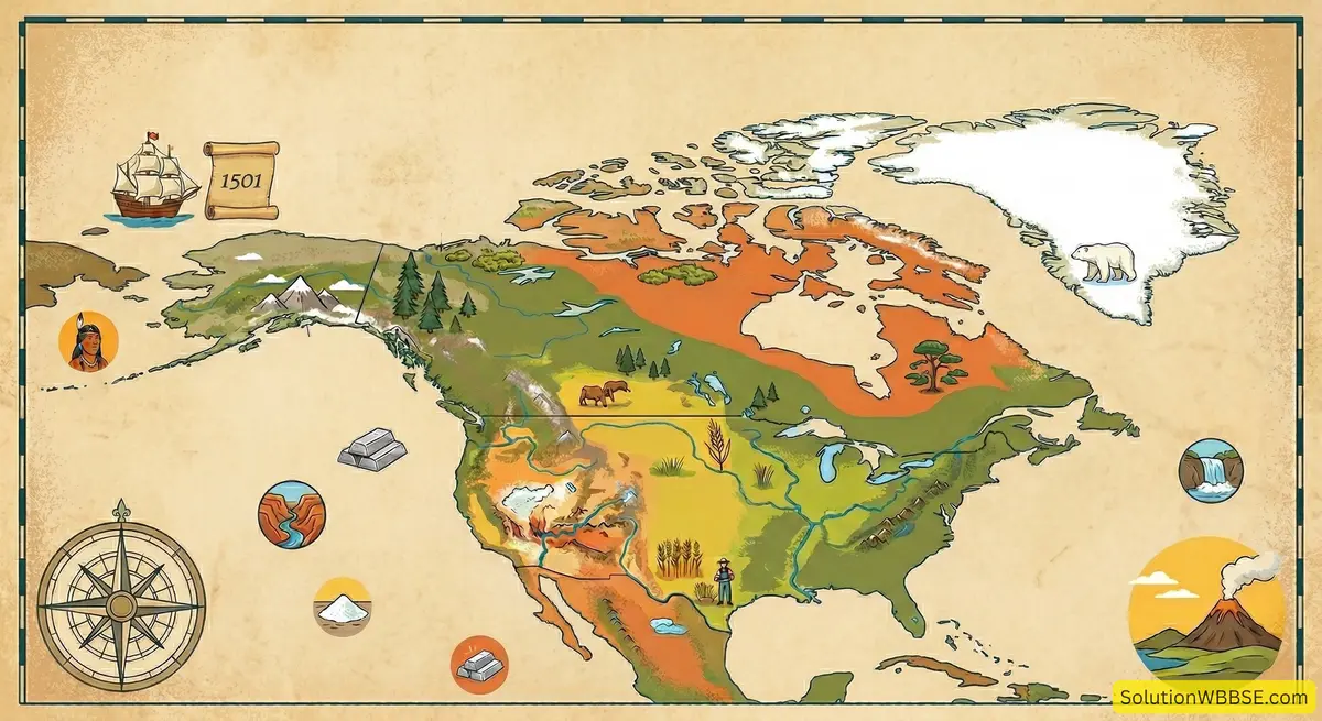 অষ্টম শ্রেণি ভূগোল - উত্তর আমেরিকা - উত্তর আমেরিকার প্রাকৃতিক বৈশিষ্ট্য - অতিসংক্ষিপ্ত প্রশ্ন ও উত্তর 1 উত্তর আমেরিকার প্রাকৃতিক বৈশিষ্ট্য