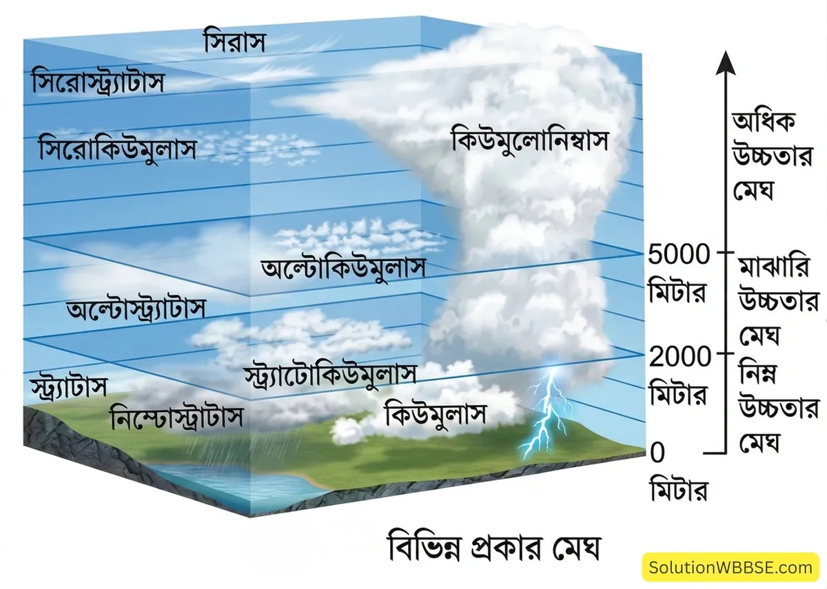 বিভিন্ন প্রকার মেঘ