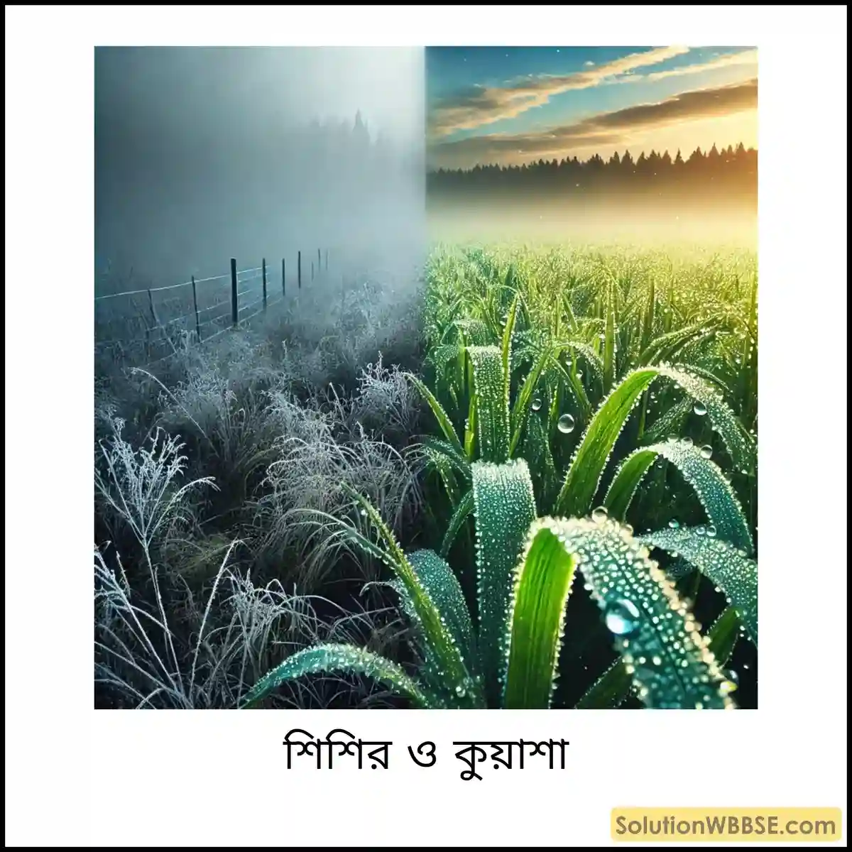 শিশির ও কুয়াশা