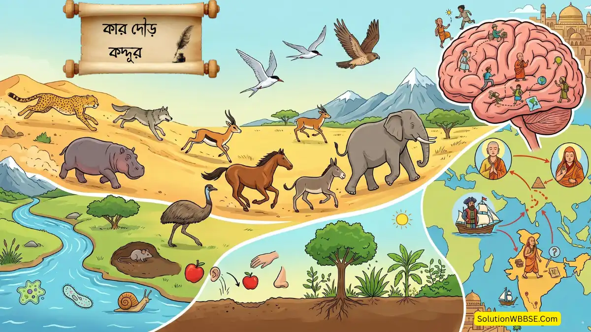 সপ্তম শ্রেণি বাংলা – কার দৌড় কদ্দূর - বিষয়সংক্ষেপ